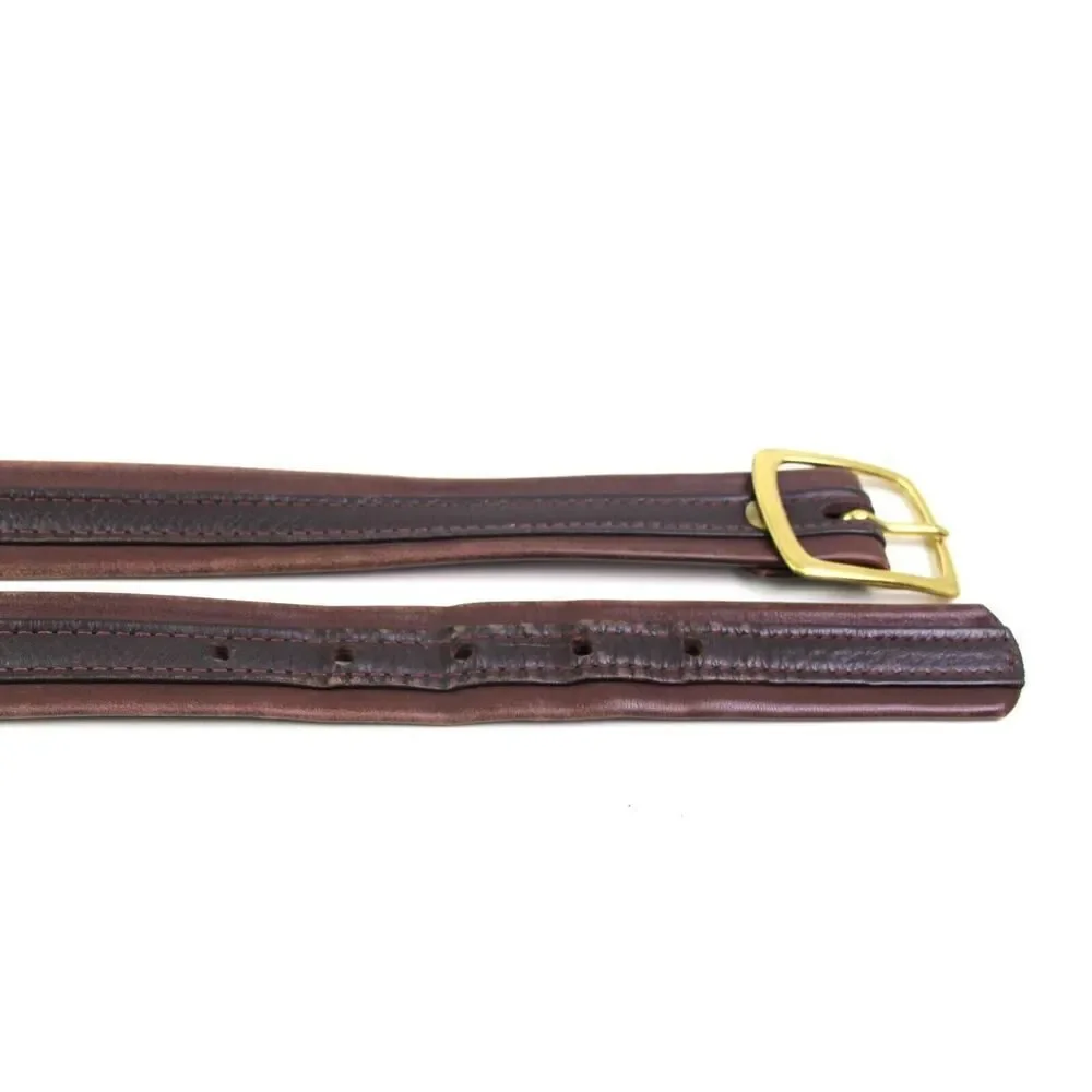 CLASSIC BROWN GENUINE LEATHER 1 1/8